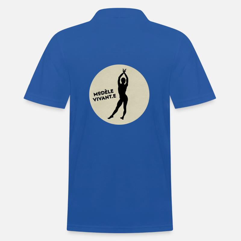 Live-Modell - Männer Poloshirt - Royalblau