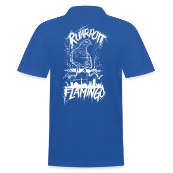 Ruhrpott Flamingo Ruhrgebiet Taube - Männer Poloshirt - Royalblau - Hinten - Kai (181cm)