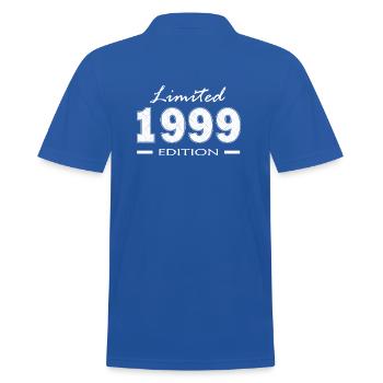 MADE IN 1999 Geburtstagsgeschenk 24 Jahre - Männer Poloshirt - Royalblau - Hinten - Kai (181cm)