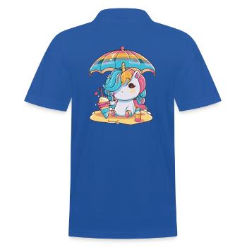 Magie de la licorne - Sentez-vous comme si vous étiez dans un conte de fées - Polo Homme - bleu royal - Dos - Kai (181cm)