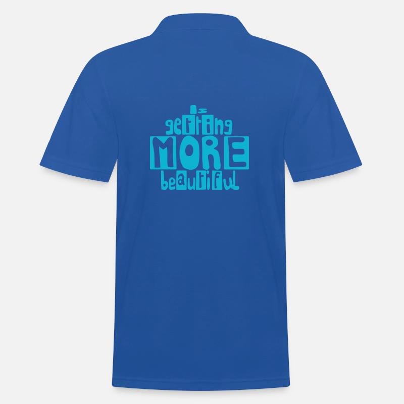 wird immer schöner.. - Männer Poloshirt - Royalblau