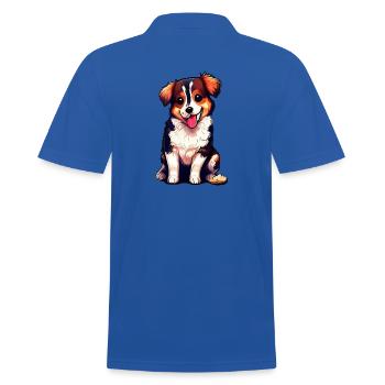 Magie canine : la joie sur quatre pattes - Polo Homme - bleu royal - Dos - Kai (181cm)