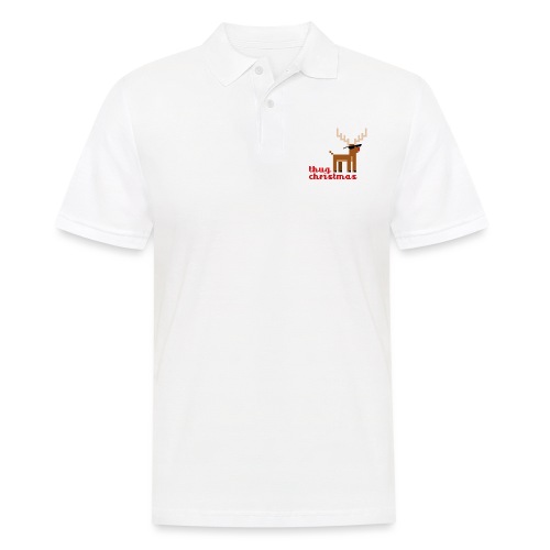 Rudolph the Red Nosed Reindeer Pixel - Men's Polo Shirt