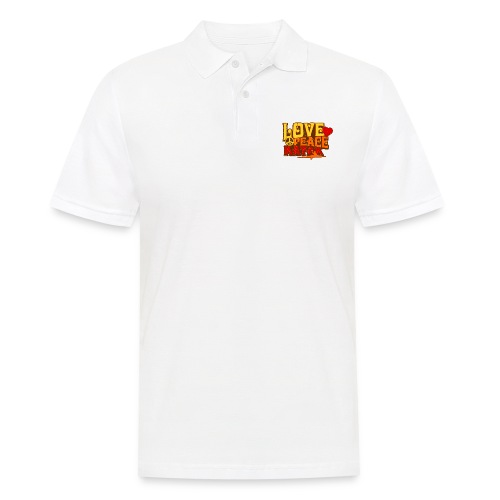 peace love kayak revised and final - Men's Polo Shirt
