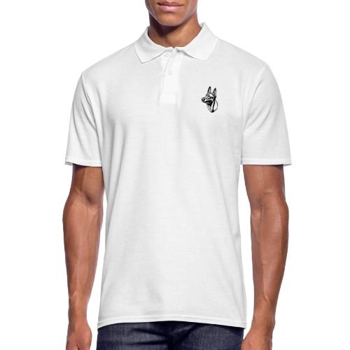 1 Malinois WHITEBackgroundohnetext - Männer Poloshirt