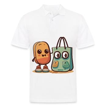 Die Strandfreunde - Männer Poloshirt - Weiß - Vorne - Kai (181cm)