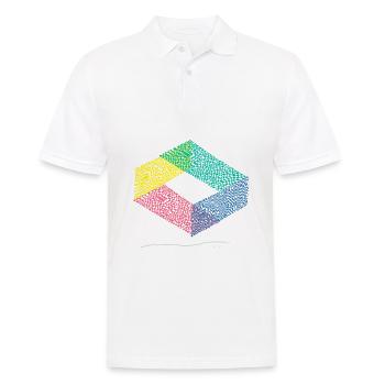 Abstract design Graffiti skater Orginal trend mode - Männer Poloshirt - Weiß - Vorne - Kai (181cm)