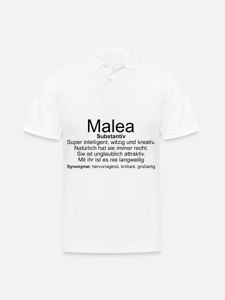 Name Definition Marlene - Men's Polo Shirt - white