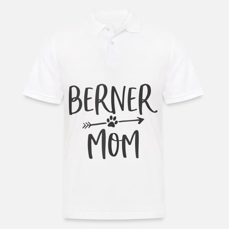 Berner Mutter - Männer Poloshirt - Weiß