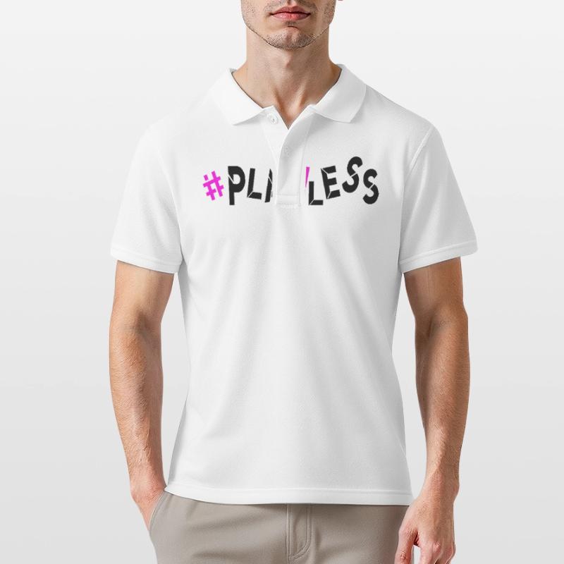 no idea today no plan burnout planless headless Men's Polo Shirt