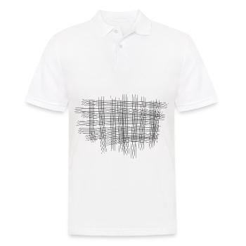 kreuze muster kreuz symbol - Männer Poloshirt - Weiß - Vorne - Kai (181cm)