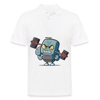 Liftbot - Polo Homme - blanc - Devant - Kai (181cm)