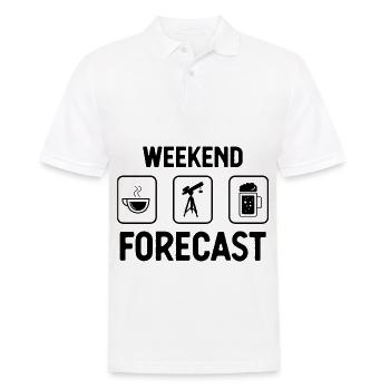 Weekend Forecast - (2) - Men's Polo Shirt - white - Front - Kai (181cm)