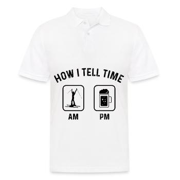 Comment dire l’heure sur PM 1 - (2) - Polo Homme - blanc - Devant - Kai (181cm)