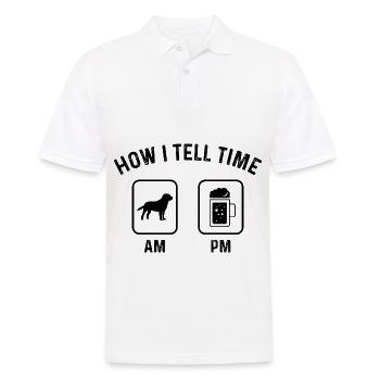 Comment dire l’heure à PM - (2) - Polo Homme - blanc - Devant - Kai (181cm)