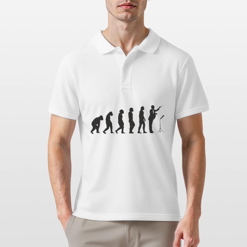 Dirigenten Musiker Band Evolution Dirigent Musik Männer Poloshirt
