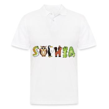 Sophia - Polo Homme - blanc - Devant - Kai (181cm)