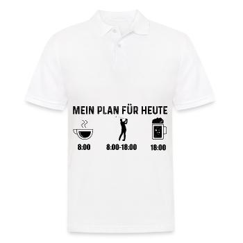 Mon plan pour aujourd’hui - - Polo Homme - blanc - Devant - Kai (181cm)