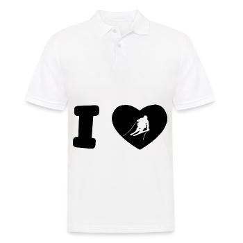 J’adore les skis - - Polo Homme - blanc - Devant - Kai (181cm)