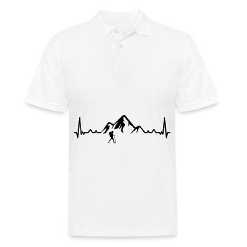 Heartbeat Mountain 1 et Randonnée - (2) - Polo Homme - blanc - Devant - Kai (181cm)