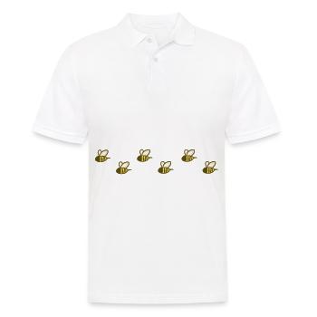 abeilles abeilles animaux insectes - Polo Homme - blanc - Devant - Kai (181cm)