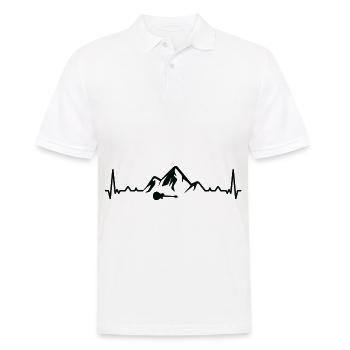 Berg 1 Heartbeat Guitare - Gu - Polo Homme - blanc - Devant - Kai (181cm)