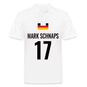 Fußball Sauf Trikot Deutschland Mallorca Gruppen - Männer Poloshirt - Weiß - Vorne - Kai (181cm)