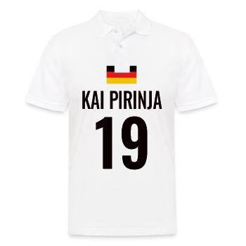 Fußball Sauf Trikot Deutschland Mallorca Gruppen - Männer Poloshirt - Weiß - Vorne - Kai (181cm)