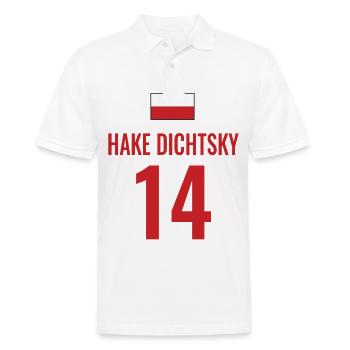 Fußball Sauf Trikot Polen Mallorca Party Gruppen - Männer Poloshirt - Weiß - Vorne - Kai (181cm)