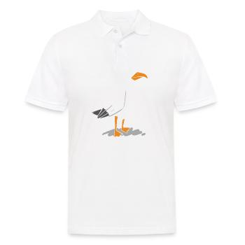 Lebe Lache Lass Mich In Ruhe Vogel - Männer Poloshirt - Weiß - Vorne - Kai (181cm)