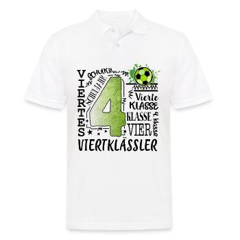 Football de 4e année - Polo Homme - blanc - Devant - Kai (181cm)