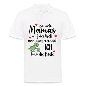 Meilleure maman tant de mamans J’ai le meilleur - Polo Homme - blanc - Devant - Kai (181cm)