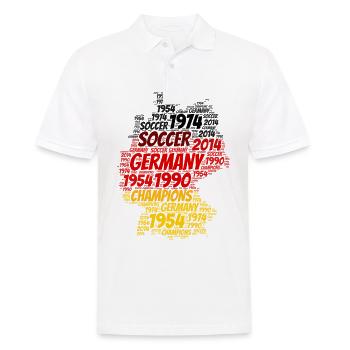 Cadeau de maillot de fan de la  Allemagne - Polo Homme - blanc - Devant - Kai (181cm)