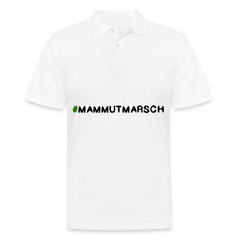 Mummutmarsch Training - Männer Poloshirt - Weiß - Vorne - Kai (181cm)