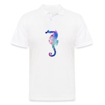 Cadeau étoile de galaxie - Polo Homme - blanc - Devant - Kai (181cm)