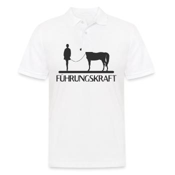 Cadeau d'équitation Leader aime Ross - Polo Homme - blanc - Devant - Kai (181cm)