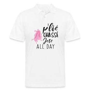 Ballett Ballerina Tanzen Tanzschule Nussknacker - Männer Poloshirt - Weiß - Vorne - Kai (181cm)