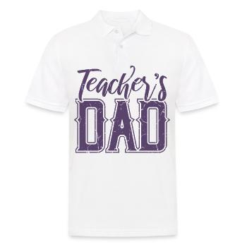 Father From Teacher Son School Father's Day Gift - Men's Polo Shirt - white - Front - Kai (181cm)