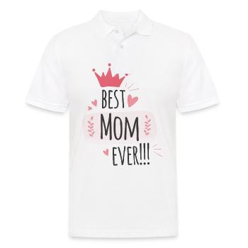 best mom ever - for the best mom - Men's Polo Shirt - white - Front - Kai (181cm)
