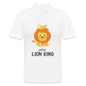 petit roi lion - Roi Lion - Polo Homme - blanc - Devant - Kai (181cm)