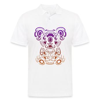 Koala bunte Tiere Koalabär Australien - Männer Poloshirt - Weiß - Vorne - Kai (181cm)