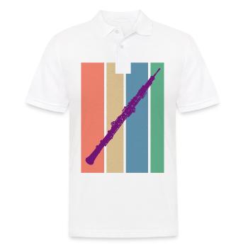 Hautboïste Hautboïste Hautbois Joueur De hautbois Hautbois - Polo Homme - blanc - Devant - Kai (181cm)