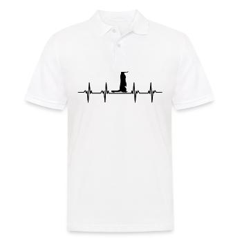 Afrique de jolis suricates creusent des rongeurs suricates - Polo Homme - blanc - Devant - Kai (181cm)