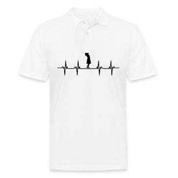 Famille Maman Papa Enfant Fils Fille Tante Oncle - Polo Homme - blanc - Devant - Kai (181cm)