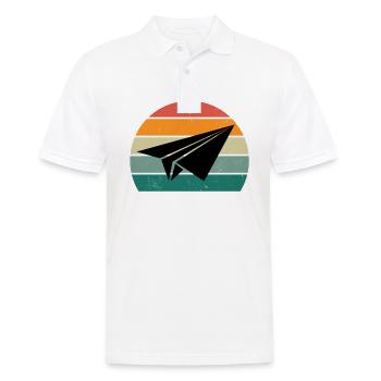 Airplanes Flying Pilot Pilot Airport - Men's Polo Shirt - white - Front - Kai (181cm)