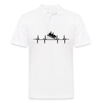 Ferien Urlaub Spaß Action Themenpark Achterbahn - Männer Poloshirt - Weiß - Vorne - Kai (181cm)