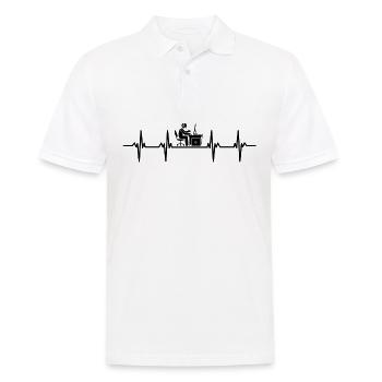 Gamblers Game Game Computer PC Console Gamer - Men's Polo Shirt - white - Front - Kai (181cm)