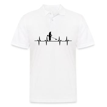 Gärtner Gärtnerin Hecke Rasen Rasenmähen Garten - Männer Poloshirt - Weiß - Vorne - Kai (181cm)