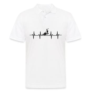 Gärtner Gärtnerin Hecke Rasen Rasenmähen Garten - Männer Poloshirt - Weiß - Vorne - Kai (181cm)