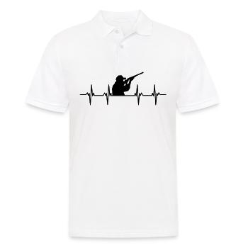 Chasseur Chasse Horn Chasse Chasse Chasse Forêt Sauvage ForestEr - Polo Homme - blanc - Devant - Kai (181cm)